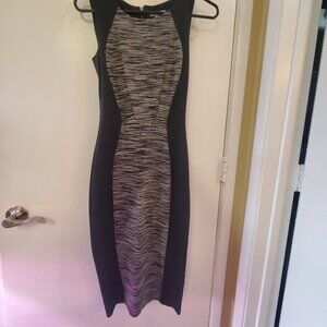 H&M Black and Grey Static Dress